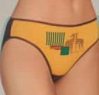 LA 200 White-Yellow M Трусы жен - Интернет - магазин одежды и обуви "Трейд Линк Урал", Тюмень