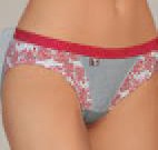 LB 218 Grey/Red XS Трусы жен - Интернет - магазин одежды и обуви "Трейд Линк Урал", Тюмень