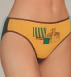 LA 200 White-Yellow M Трусы жен - Интернет - магазин одежды и обуви "Трейд Линк Урал", Тюмень