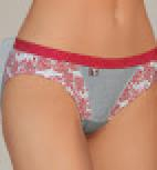 LB 218 Grey/Red XS Трусы жен - Интернет - магазин одежды и обуви "Трейд Линк Урал", Тюмень